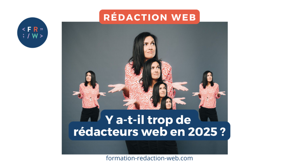 Trop de rédacteurs et rédactrices web en 2025 ? Lucie Rondelet apparaît en dupliqué sur l'image.